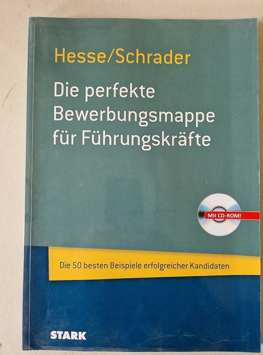 Buch: perfekte Bewerbungsmappe für Führungskräfte